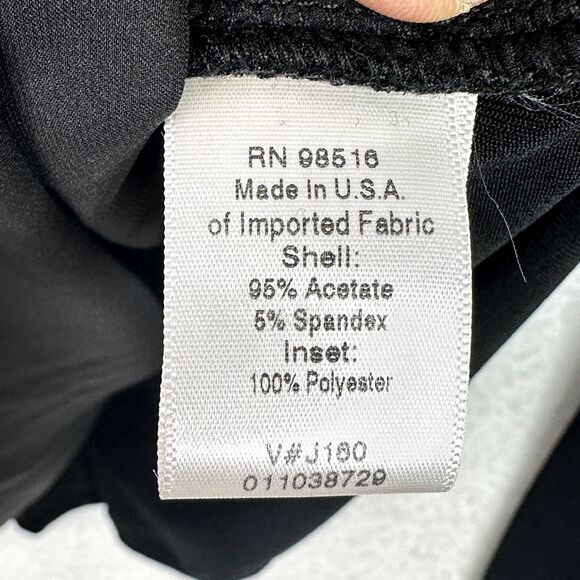 Coldwater Creek Travallure Duet Top 1X Black Long Sleeve Knit Layered Look NWT‎ - Picture 8 of 11